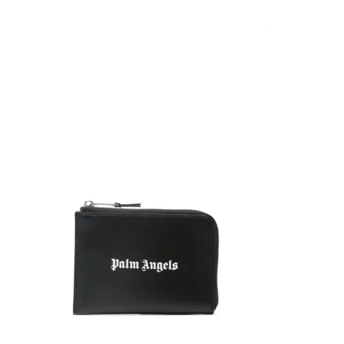 Palm Angels , Cardholder Wallets ,Black male, Sizes: ONE SIZE