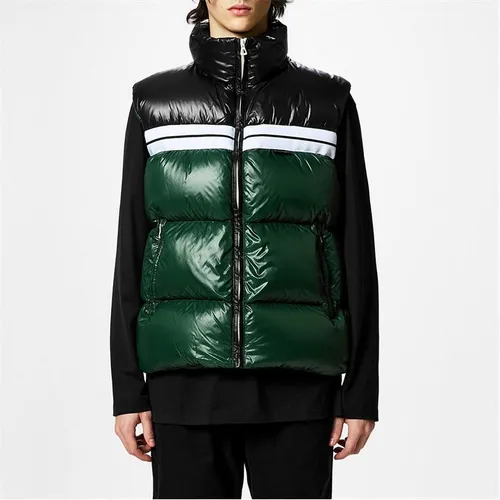 PALM ANGELS Classic Track Gilet - Green