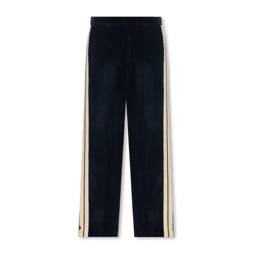 Palm Angels , Corduroy Trousers ,Blue male, Sizes: