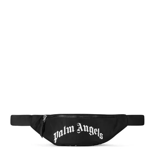 PALM ANGELS Curved Logo Bumbag Junior - Black