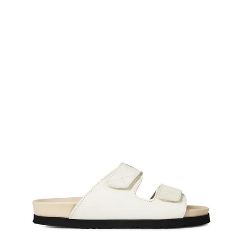 PALM ANGELS Double Strap Sandals - White