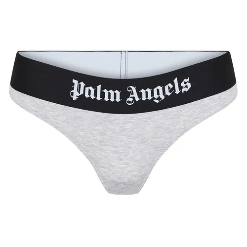 PALM ANGELS Logo Brazilian Thong - Grey