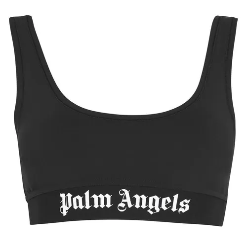 Palm Angels Logo Sports Bra - Black