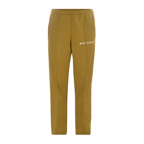 Palm Angels , Mens Track Pants ,Yellow male, Sizes: