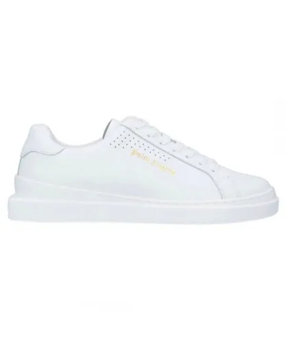 Palm Angels Mens Two Low Top White Sneaker Leather