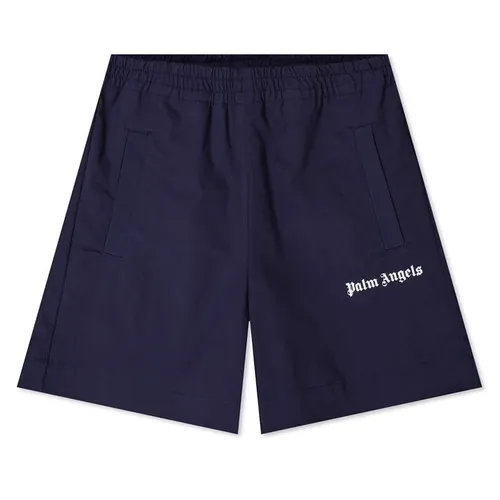 PALM ANGELS Pa Logo Shorts Boys - Blue
