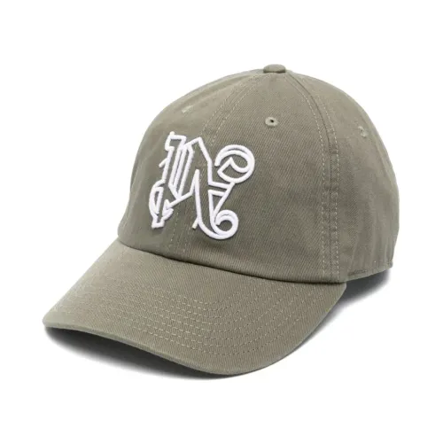 Palm Angels , Palm Angels Hats Green ,Green male, Sizes: ONE