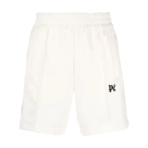 Palm Angels , Palm Angels Shorts White ,White male, Sizes: