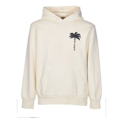 Palm Angels , Palm Angels Sweaters Beige ,Beige male, Sizes: