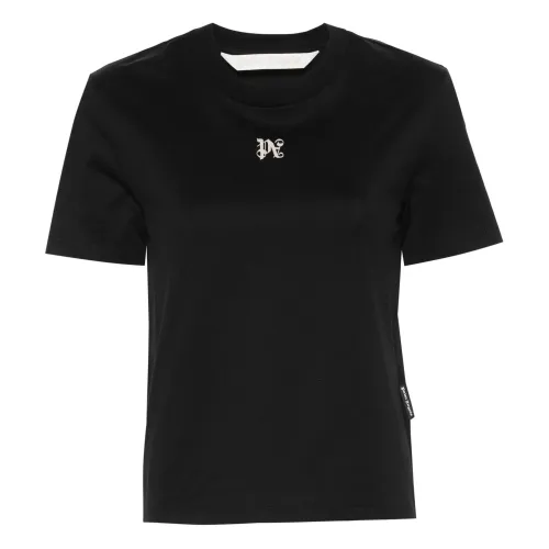 Palm Angels , Palm Angels T-shirts and Polos Black ,Black female, Sizes: