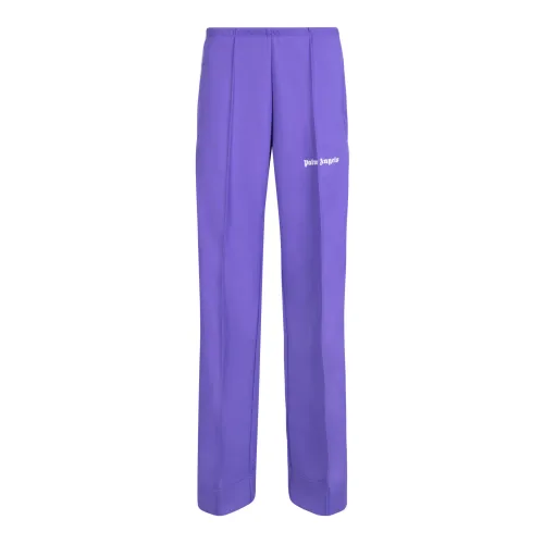 Palm Angels , Purple Track Pants with Side Stripe Detailing ,Purple female, Sizes: