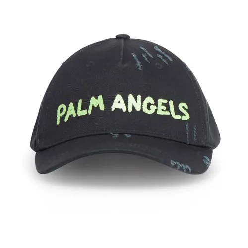 Palm Angels , Seasonal Logo CAP ,Black female, Sizes: ONE