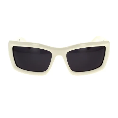 Palm Angels , Square Frame Sunglasses Adin 10107 ,White unisex, Sizes: