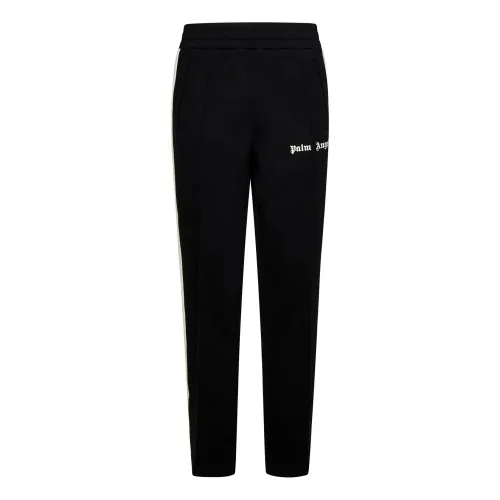 Palm Angels , Stylish Black Ss23 Sweatpants ,Black male, Sizes:
