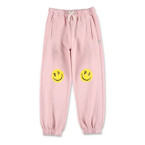 Palm Angels , Stylish Cotton JoggingSweatpants for Girls ,Pink female, Sizes: