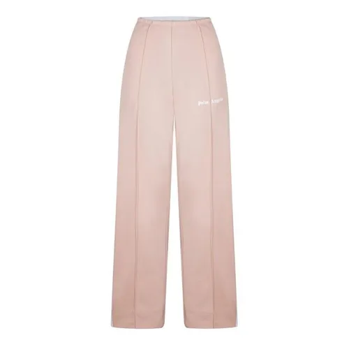 PALM ANGELS Wide Leg Tracksuit Bottoms - Pink