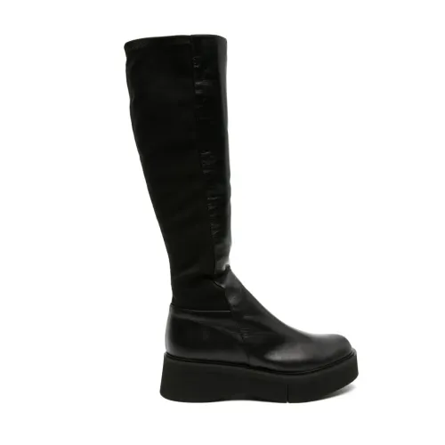 Paloma Barceló , Milena Platform Boots ,Black female, Sizes: