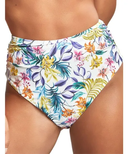Panache Lingerie Womens SW1679 Botanical High Waisted Bikini Briefs - Multicolour Elastane