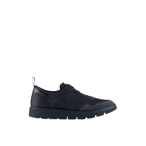Panchic , Blue Cobalt Slip-On Running Inspired Shoes ,Blue male, Sizes: