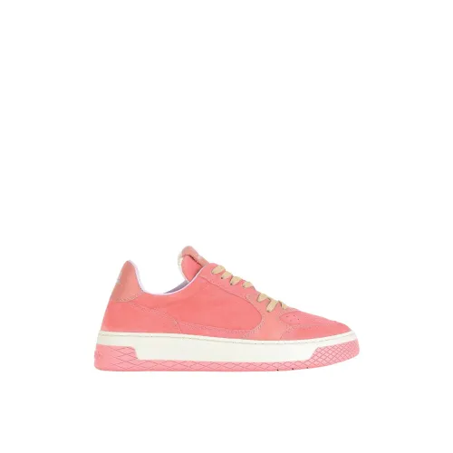 Panchic , P02 Woman's Low-Top Sneaker Suede Leather Bubblegum ,Pink female, Sizes: