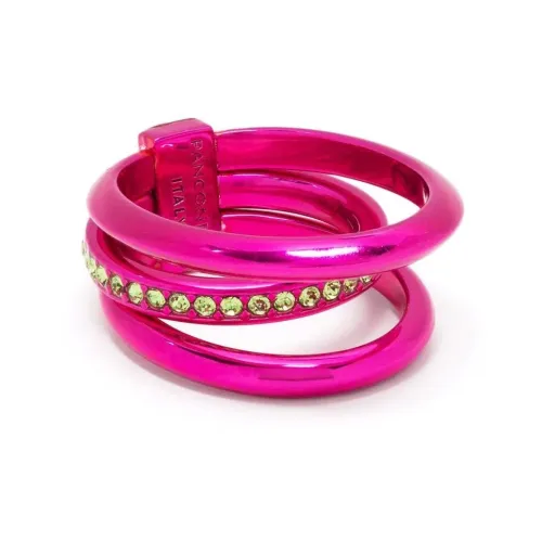 Panconesi , Hot Pink Chrome Solar Ring ,Pink female, Sizes: 52 MM