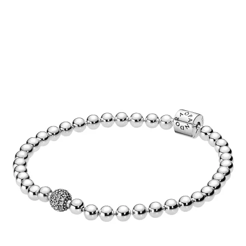 Pandora Bracelets - Kugel & Pavé Armband - silver - Bracelets for ladies