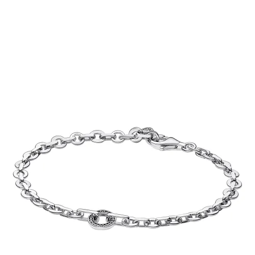 Pandora Bracelets - Pandora Signature Pavé Bold Chain Bracelet - silver - Bracelets for ladies