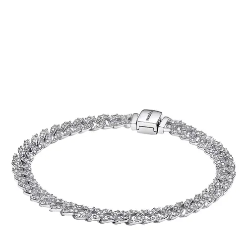 Pandora Bracelets - Sterling silver pavé bracelet withcubic zirconia - silver - Bracelets for ladies