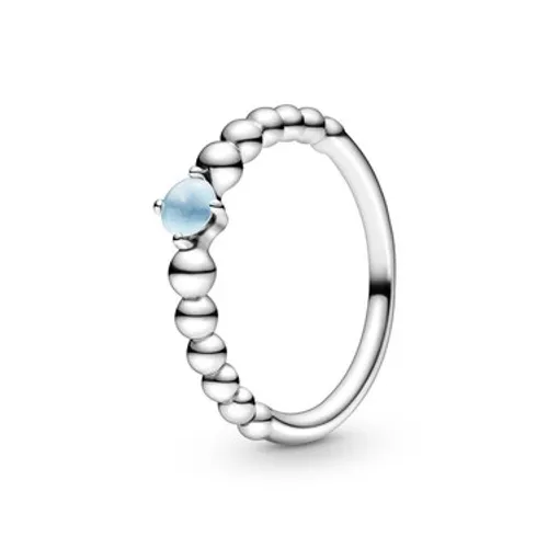 Pandora December Birthstone Beaded Ring - Ring Size 58