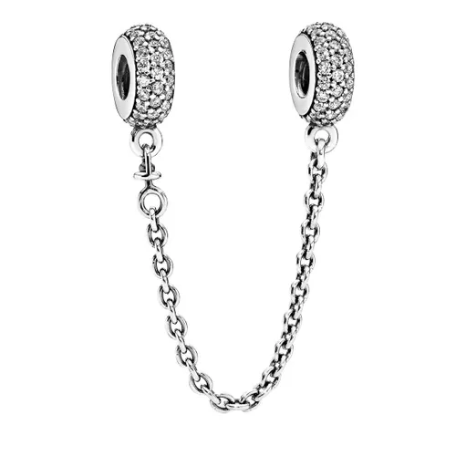 Pandora Necklaces - Funkelnde Pavé Komfortkette - silver - Necklaces for ladies