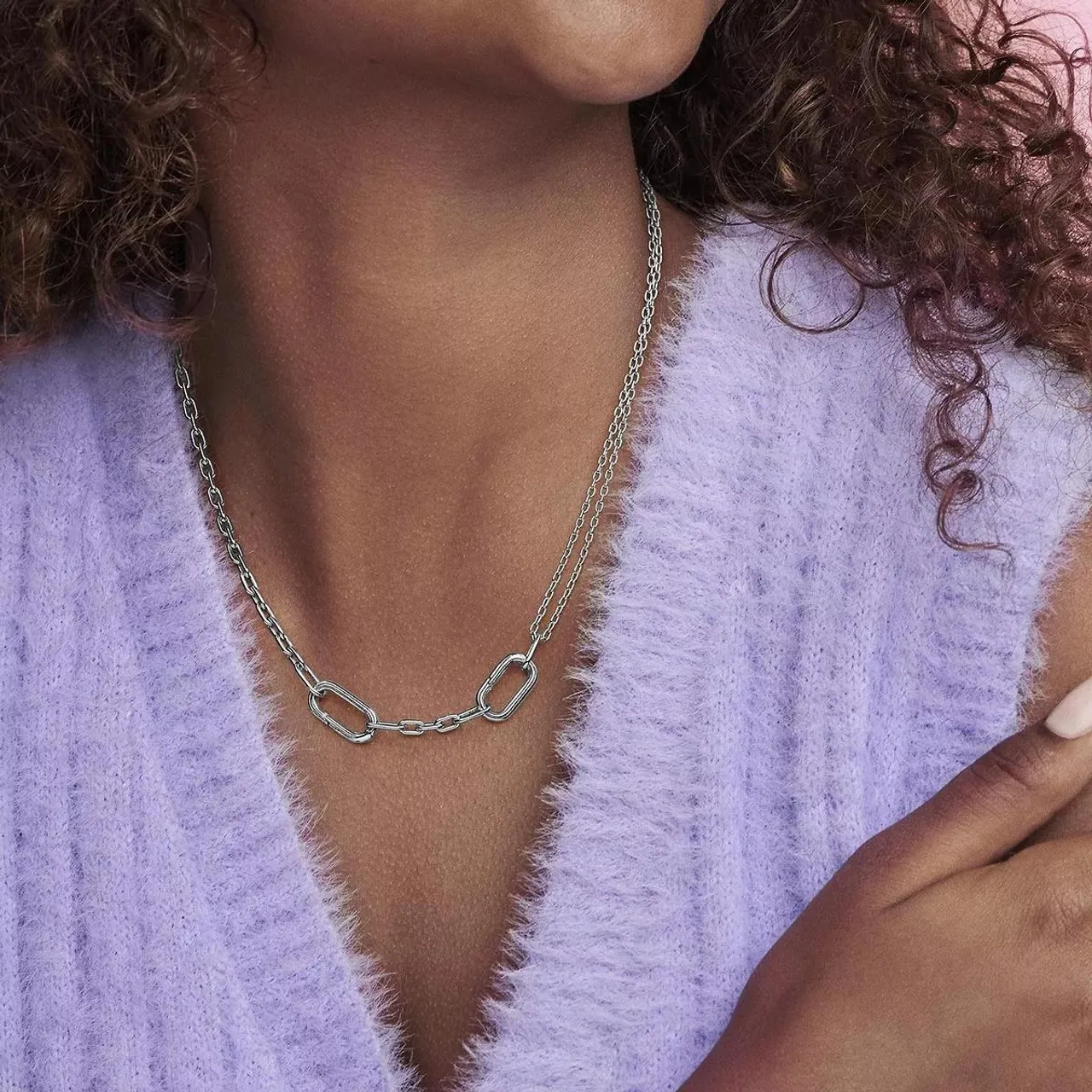Pandora Necklaces - Pandora ME Double Link Chain Necklace -  - Necklaces for ladies