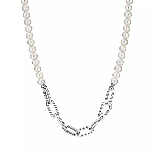 Pandora Necklaces - Pandora ME Süßwasserzuchtperlen Halskette - silver - Necklaces for ladies