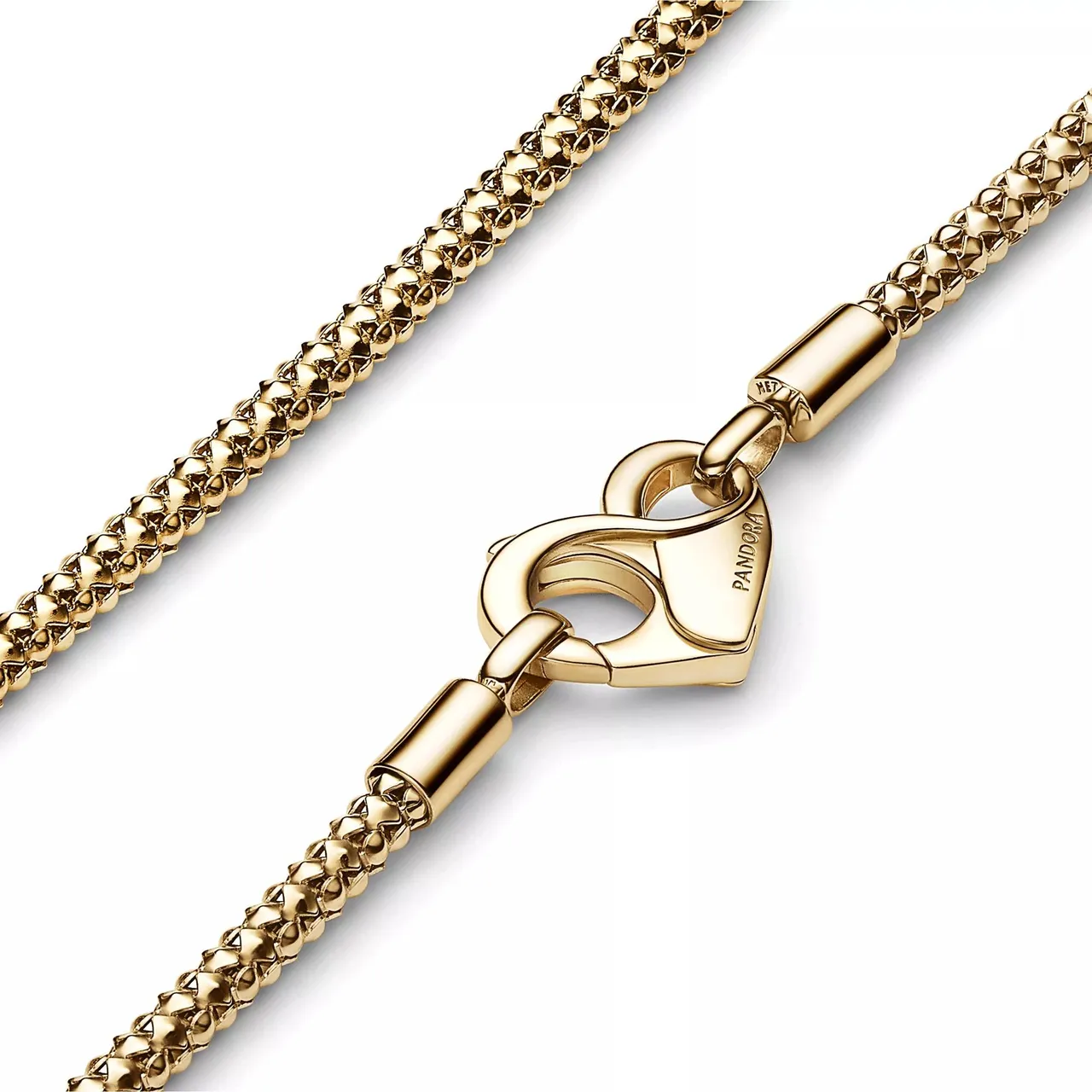 Pandora Necklaces - Pandora Moments Studded Chain Necklace - gold - Necklaces for ladies