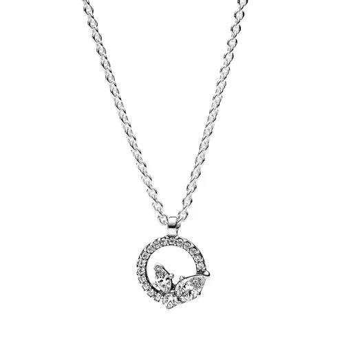 Pandora Necklaces - Sparkling Herbarium Circle & Cluster - silver - Necklaces for ladies