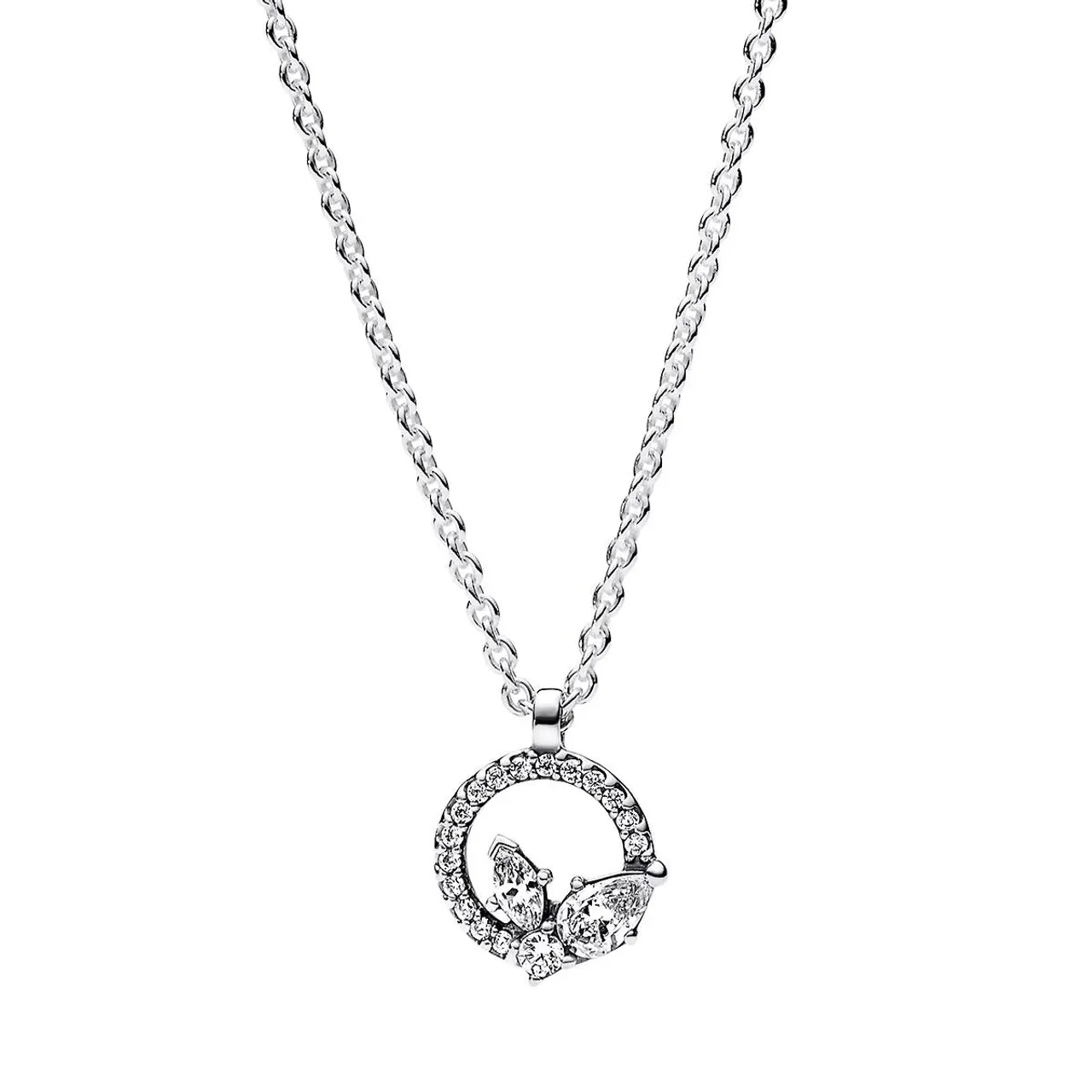 Pandora Necklaces - Sparkling Herbarium Circle & Cluster - silver - Necklaces for ladies
