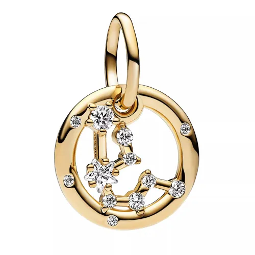 Pandora Pendants & Charms - Aquarius Zodiac Dangle Charm - gold - Pendants & Charms for ladies