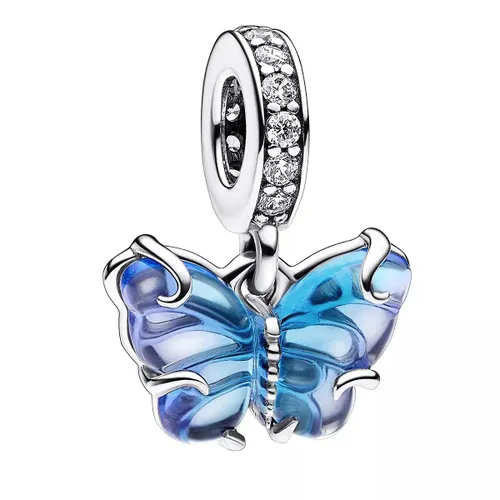 Pandora Pendants & Charms - Blue Murano Glass Butterfly Dangle Charm - blue - Pendants & Charms for ladies