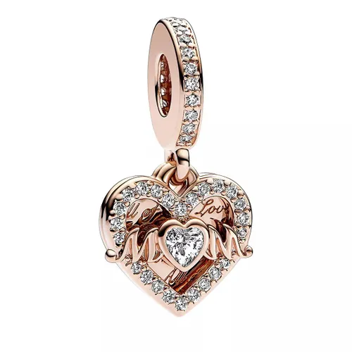 Pandora Pendants & Charms - Heart & Mum Dangle - gold - Pendants & Charms for ladies