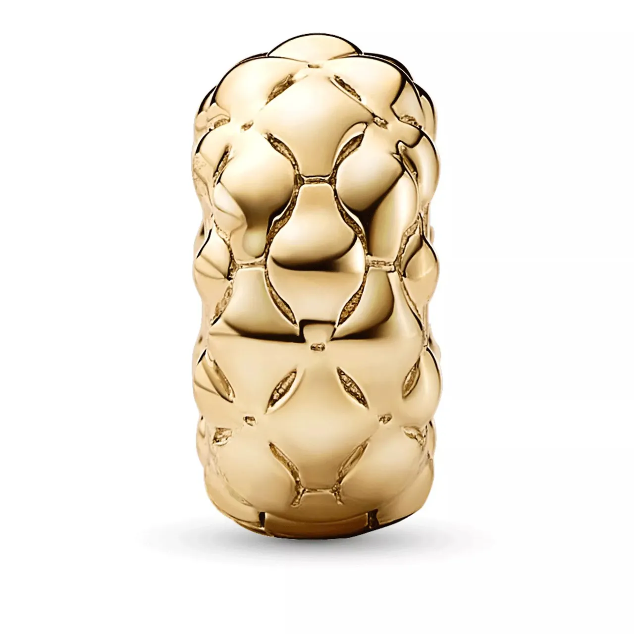 Pandora Pendants & Charms - Studded Clip Charm - gold - Pendants & Charms for ladies