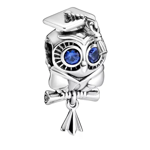 Pandora Pendants & Charms - Weise Eule Schulabschluss Charm - silver - Pendants & Charms for ladies