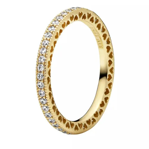 Pandora Rings - Funkeln und Herzen Ring - gold - Rings for ladies