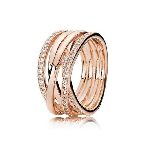 Pandora Rose Gold Entwine Ring - 50
