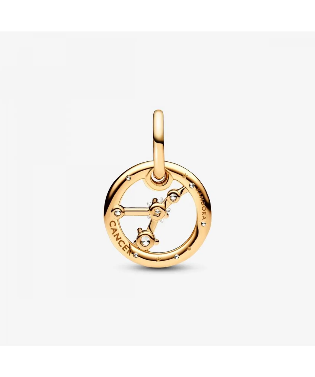 Pandora 'Zodiac Sign' WoMens Gold Plated Metal Charm - 762708C01 Gold Tone - One Size