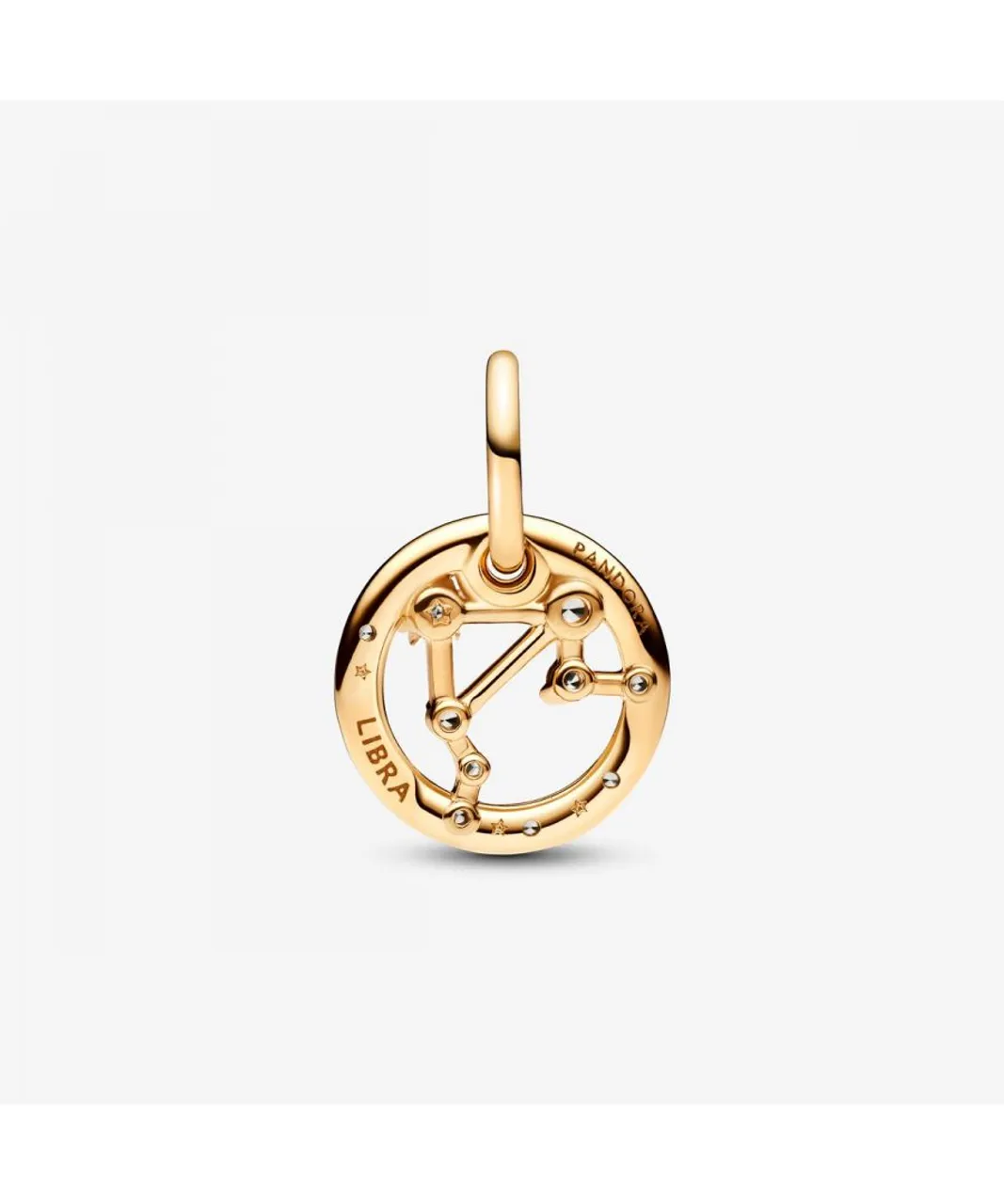 Pandora 'Zodiac Sign' WoMens Gold Plated Metal Charm - 762712C01 Gold Tone - One Size