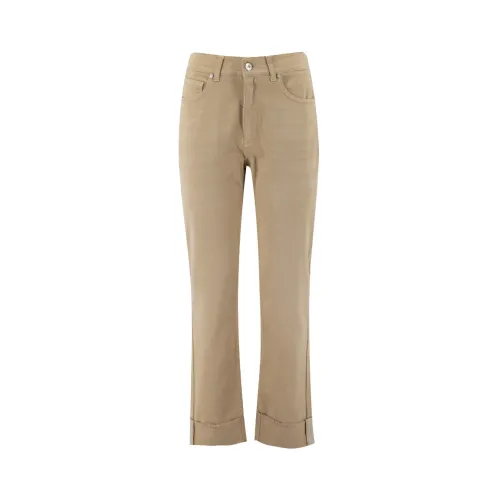 Panicale , Jeans ,Beige female, Sizes: