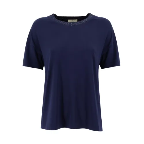 Panicale , T-shirt ,Blue female, Sizes: