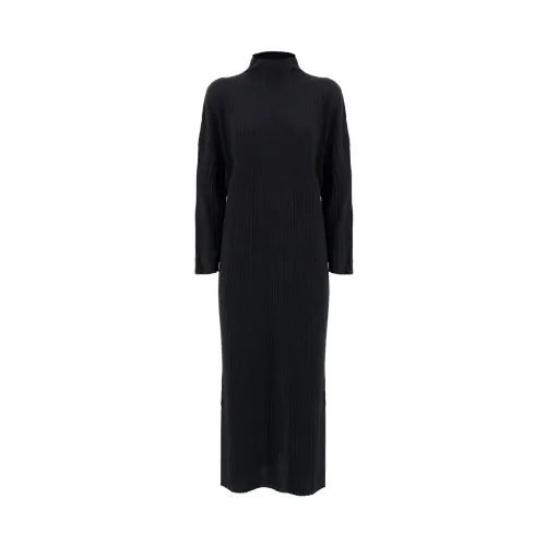 Panicale , Women`s Clothing Dress Black Aw23 ,Black female, Sizes: