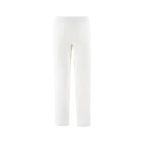 Panicale , Women`s Clothing Trousers White Ss23 ,White female, Sizes:
