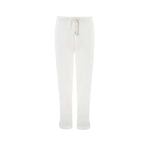 Panicale , Womens Trousers Trousers Cream ,Beige female, Sizes: