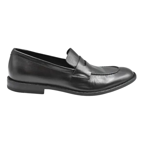 Pantanetti , Mens Shoes Laced Black Ss24 ,Black male, Sizes: